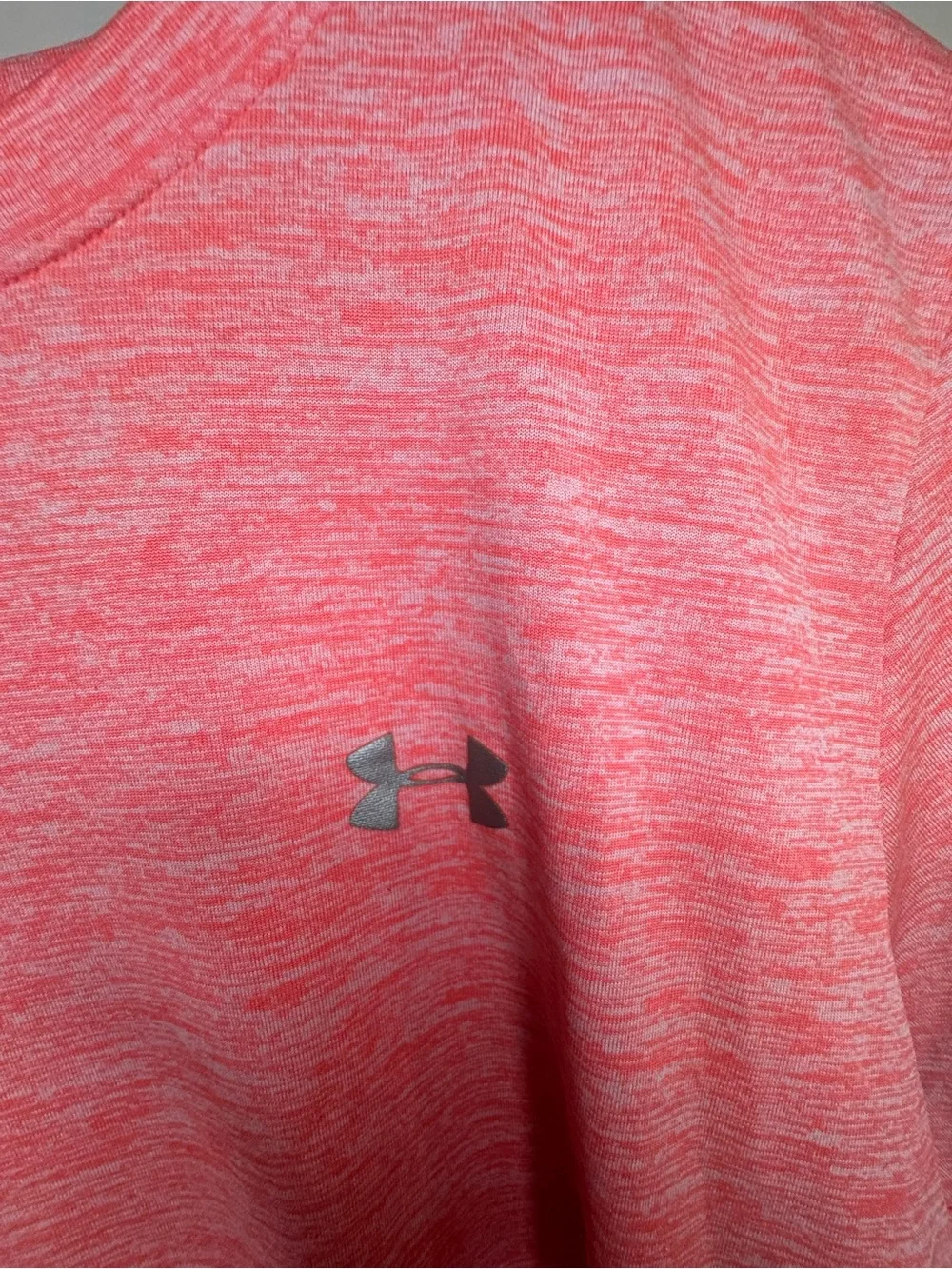 Under Armour HeatGear T Shirt Women’s XL Pink Athletic Workout Gym Loose Fit Top - Picture 5 of 8